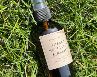 Naturalny spray odstraszający owady, spray na owady z olejkami eterycznymi, ulga bez DEET