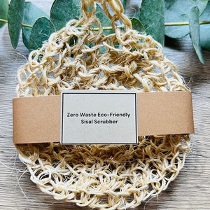 Natural Zero Waste Eco-Friendly HandmadeSisal Scrubber| Natural Cleaning| Zero Waste Cleaning| Dish Scrubber| Eco Friendly| Organic Cleaning