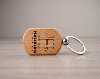 Logo Keychain Engraved | Custom Company Military Gift