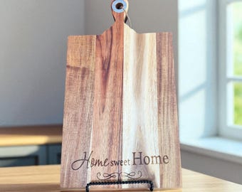 Custom Kitchen Accessory Wood Design Cutting Board Wedding Gift House Warming Kitchen Decor Display Piece Family Heirloom Cooking Essential