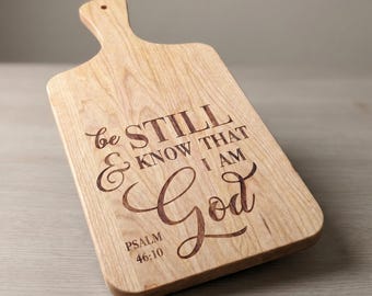 Christian Cutting Board | Bible Verse Maple Kitchen Gift