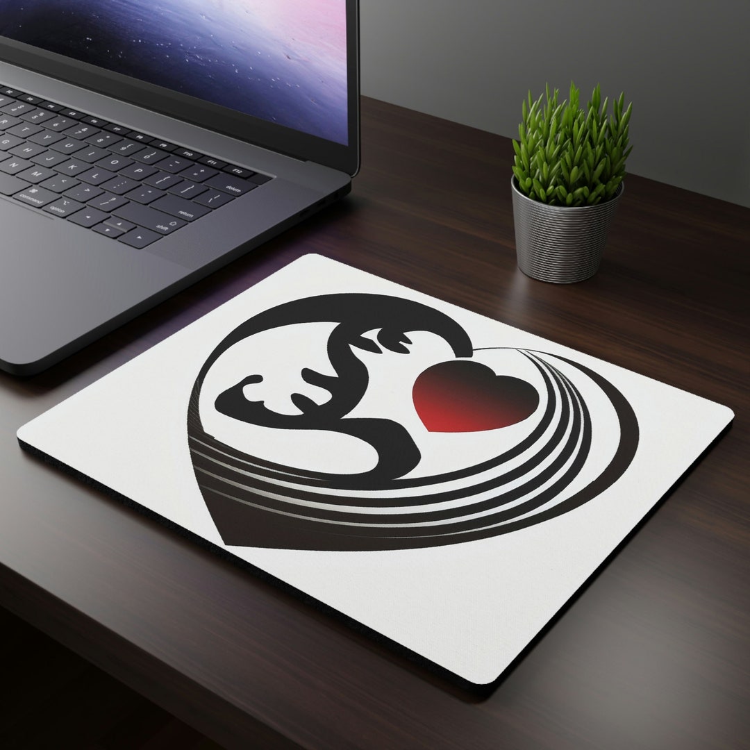 Japanese Art Mouse Pad Japanese Symbols Love Mouse Pad Etsy