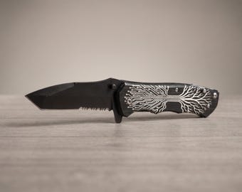 Tactical Pocket Knife | Personalized EDC Military Gift