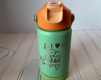 Kids Water Bottle Stainless Steel Insulated Canteen Toddler Drinking Container Personalized Children Thermos Customizable School Flask