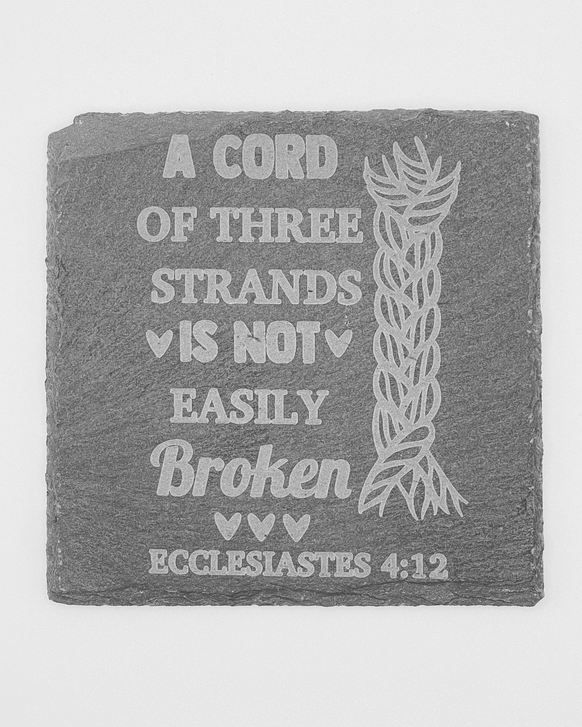 Wedding Gift Drink Coaster  Slate coaster  Custom Laser Engraved Coaster  Gift for New Home  Kitchen Drinkware