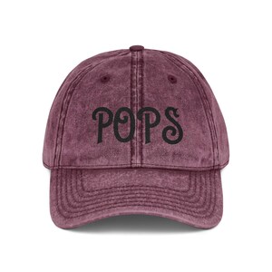 Maroon Baseball Cap For Grandpa Gift Idea For Dad Cap Style Casual Hat For Father&#39;s Day Gift New Grandpa Grand Dad Hat Vintage Cap Everyday