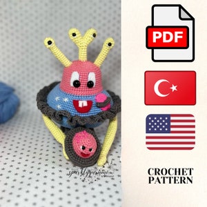 Spaceship Toy Crochet Amigurumi Pattern Ufo