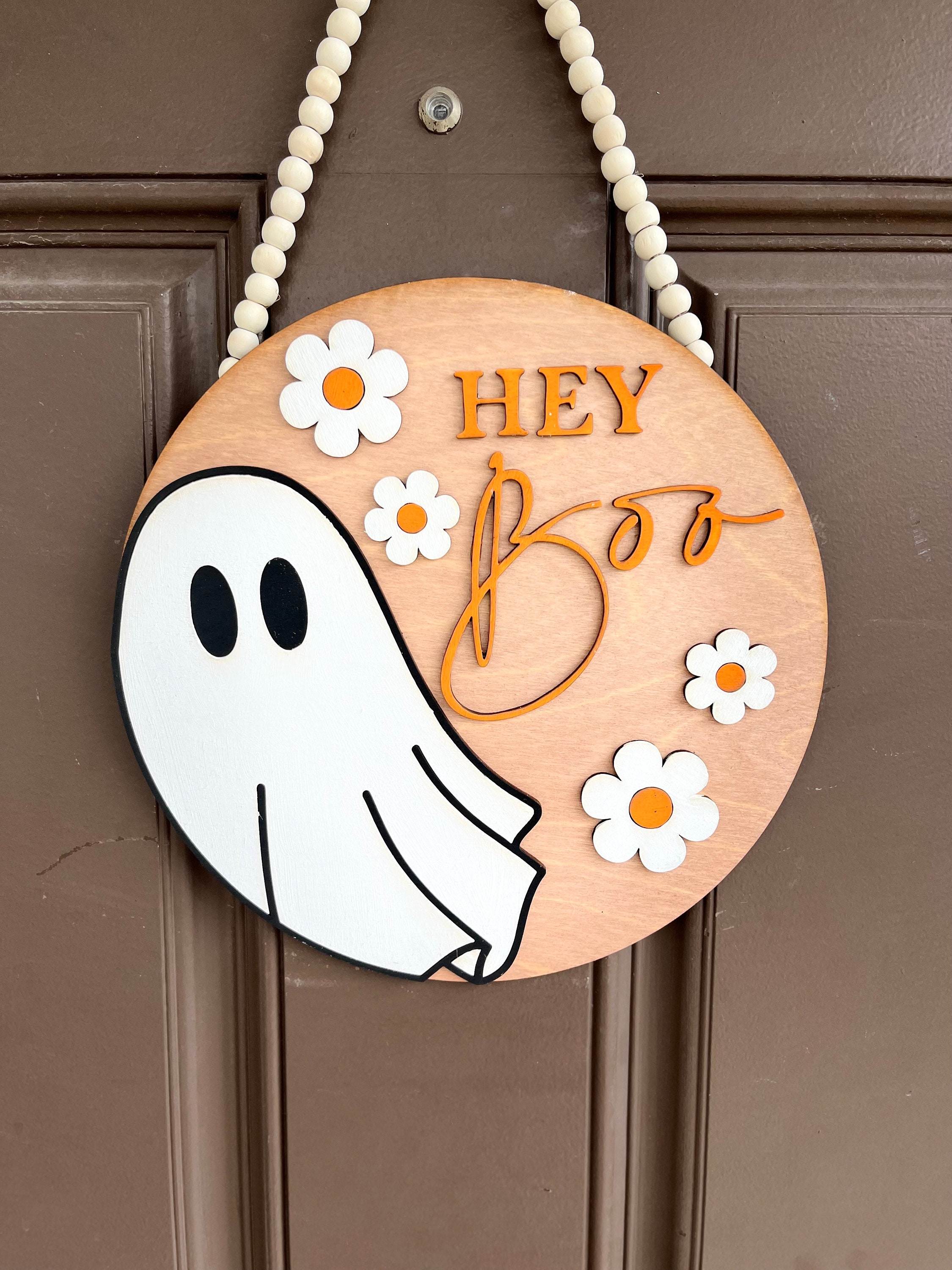 Hey Boo Door Hanger - BLANK – Junque 2 Jewels