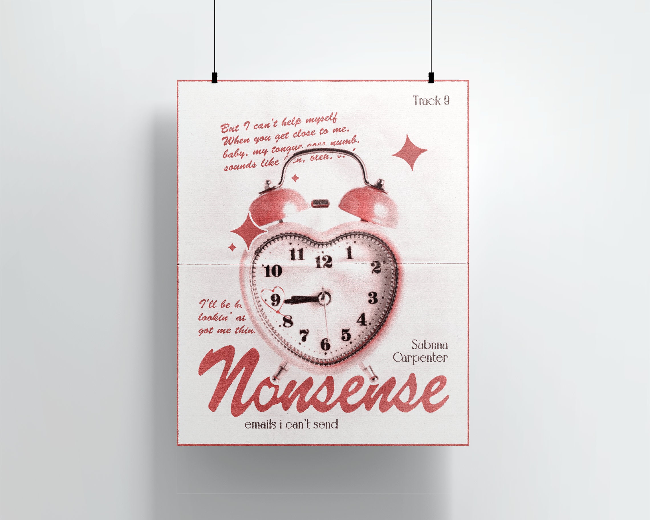 Sabrina Carpenter NONSENSE Poster Etsy