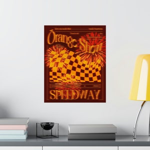 Lizzy McAlpine ORANGE SHOW SPEEDWAY Poster