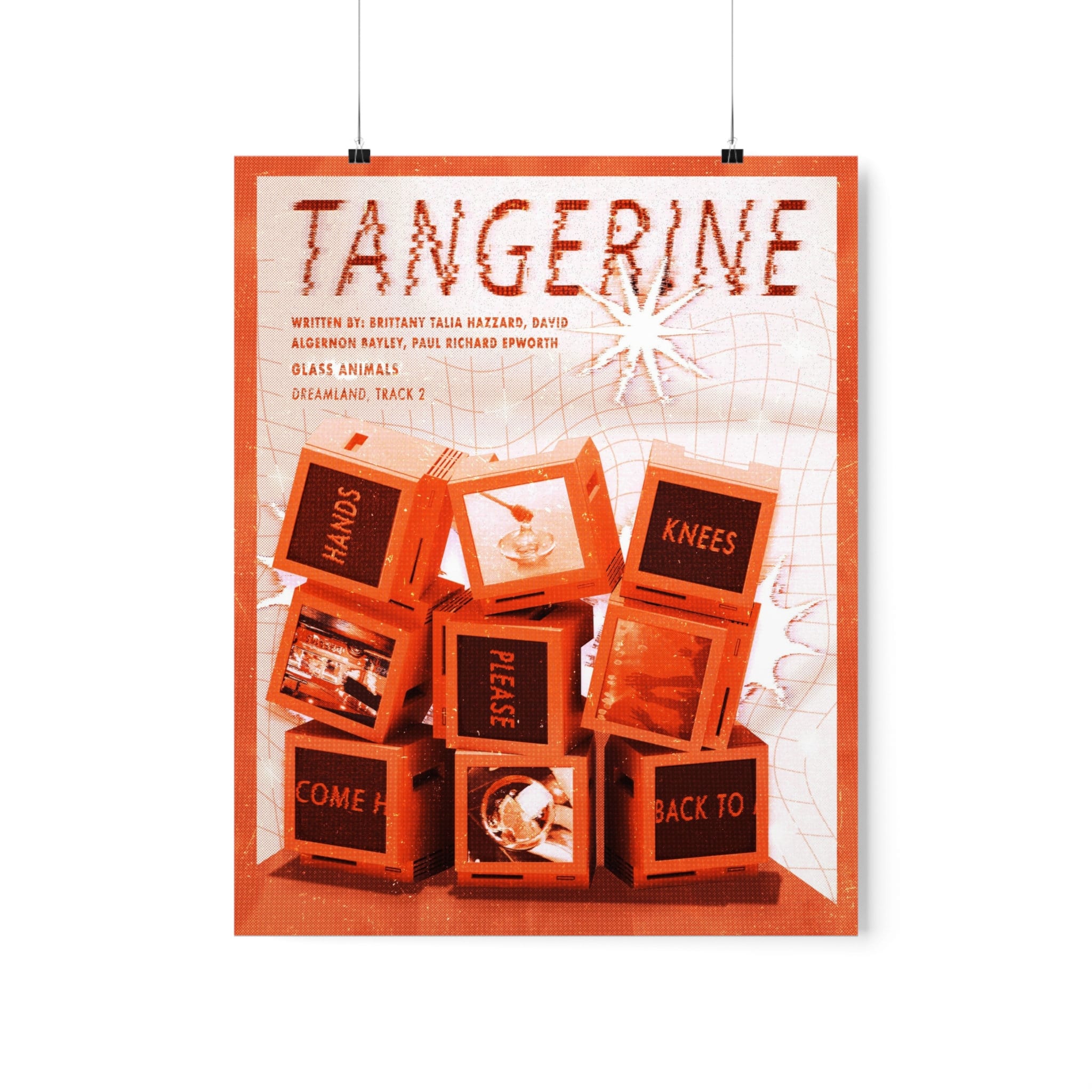 Glass Animals TANGERINE Poster Etsy