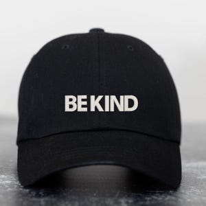 Be Kind Embroidered Hat, Inspirational Gift for Her