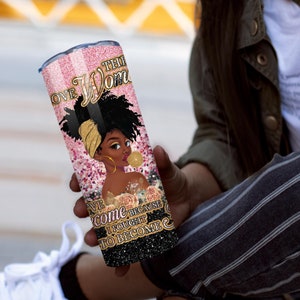 African American Women 20 Oz Tumbler Sublimation, Black Girl Bubble PNG ...