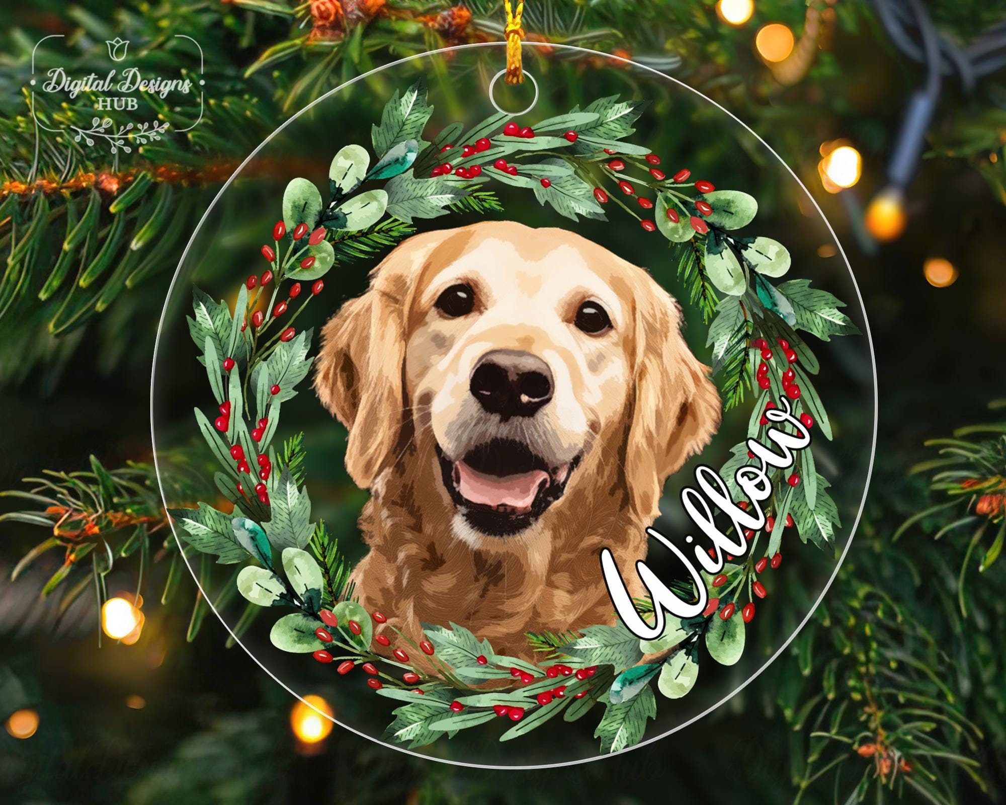 Dog Ornament Etsy