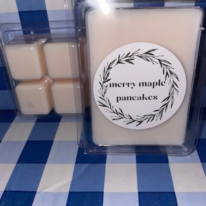 Merry Maple Pancakes Bad und Körperarbeit duftende Wachs Melt | 2,5 Unzen Wachs Melt Ziegel