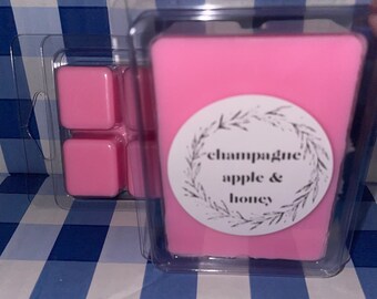 Champagne Appel & Honing Bad- en Lichaamswerken Geparfumeerde Wax Melt | 2,5 oz wassmeltsteen