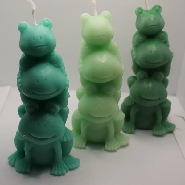 Frosch Turm Kerze | 13 cm | Frog Candle | Froggy | Geschenkidee | Deko