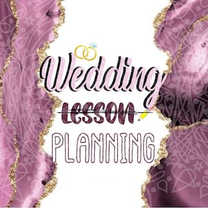 Wedding Lesson Planning purple geode marble 20oz tumbler wrap PNG sublimation digital download teacher marriage