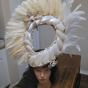 Shell Head Piece Polynesian - Etsy display picture 2