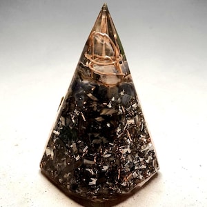 Orgone Pyramid Emf 5g protection Orgonite Energy Generator 3.5"