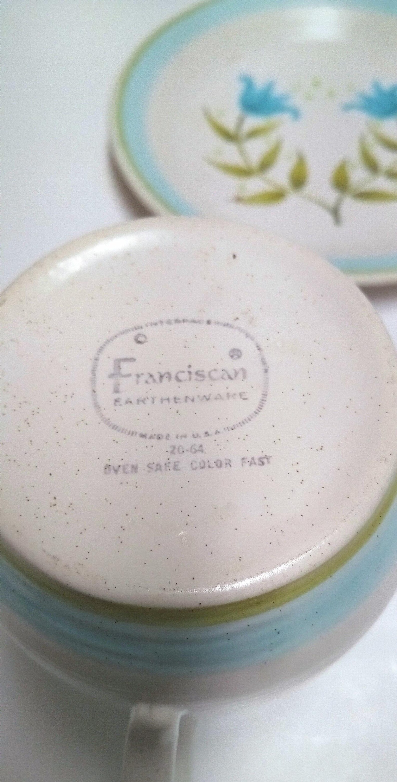 Mid-Century Franciscan Tulip Time dishes for sale