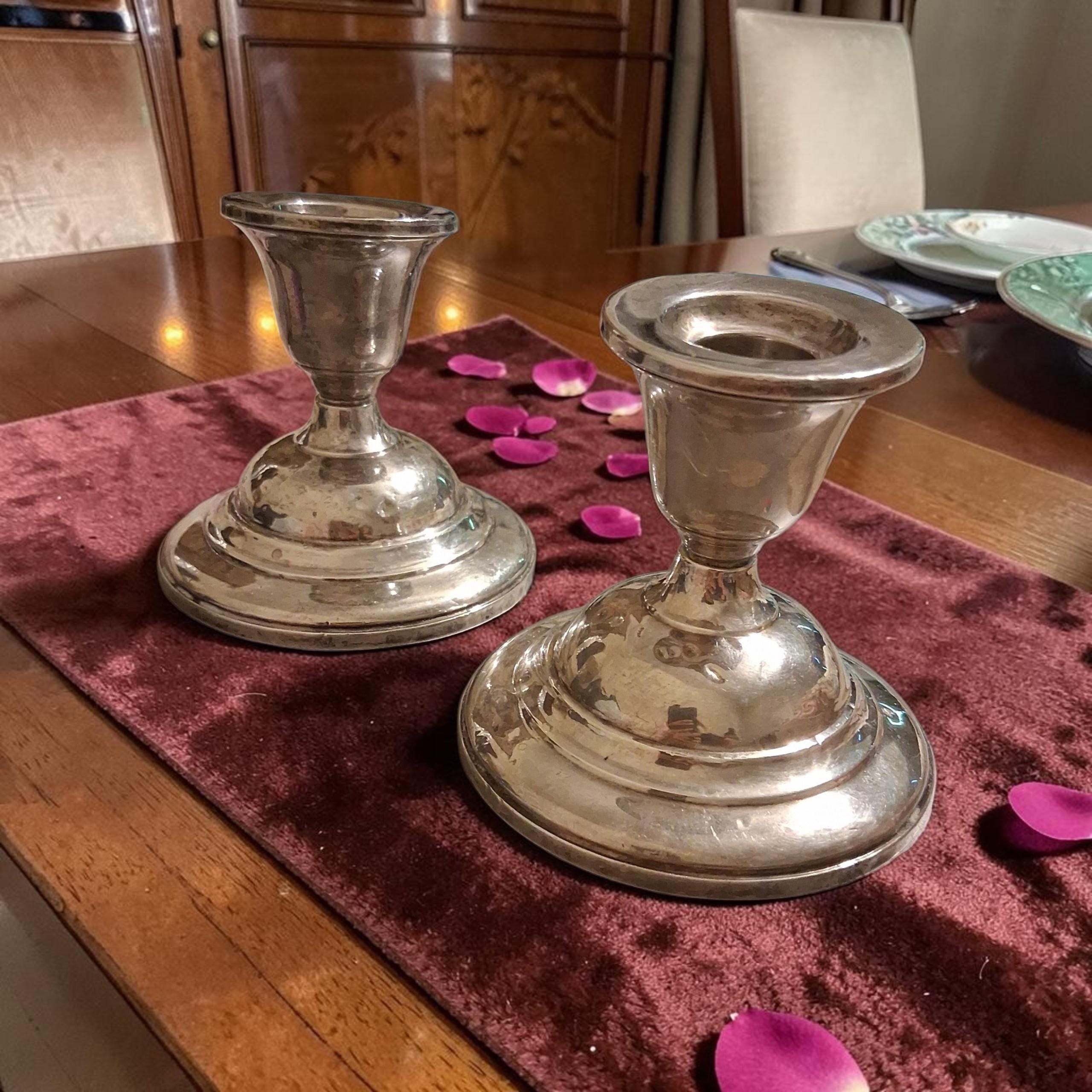 Fisher Sterling Candlesticks - Etsy