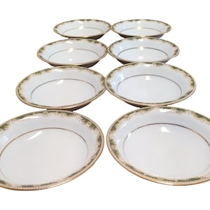 Vintage Noritake Warrington Pattern Sauce or Fruit Bowls Set of 8