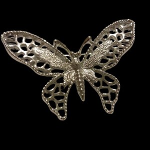 Sarah Coventry Butterfly Brooch 2.5 x 2.5"