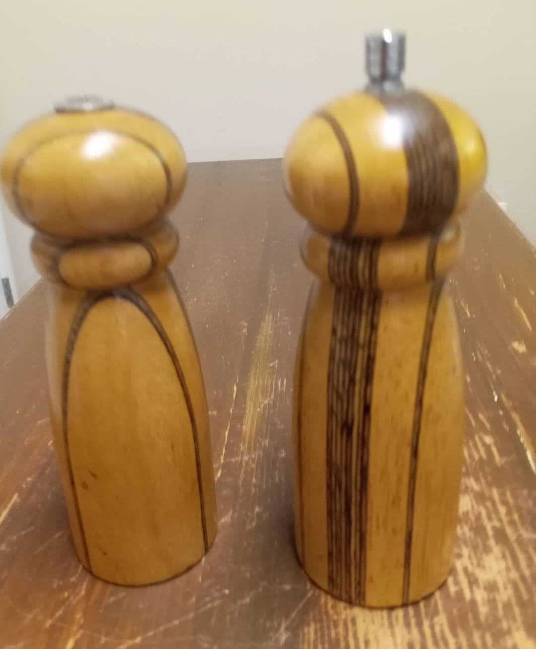 Vintage Wooden Salt and Pepper Grinder 7 Etsy
