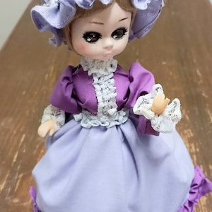 1970s Bradley Big Eyed doll New in Box Musical