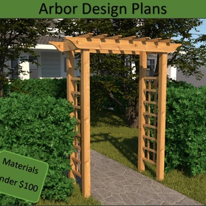 Arbor Trellis Design Plans