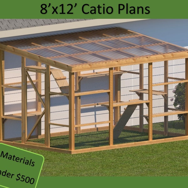 Catio Cat House Plans