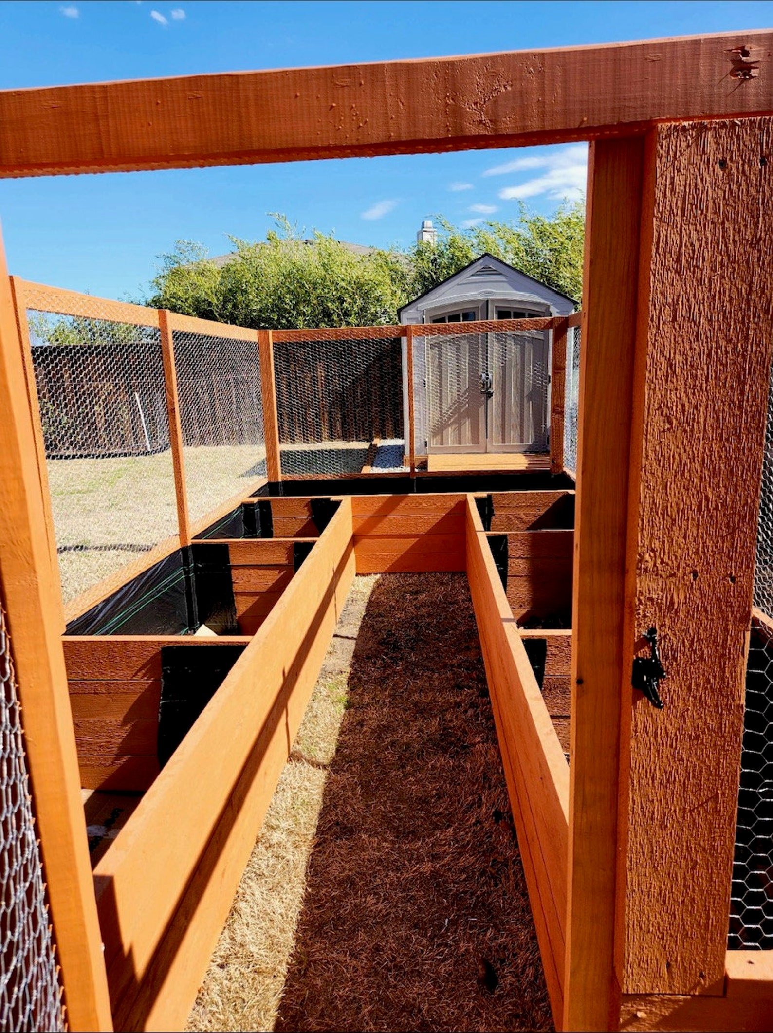 Raised Garden Bed With Deer Fence Plans Etsy
