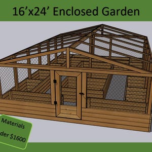 Enclosed Garden Plans