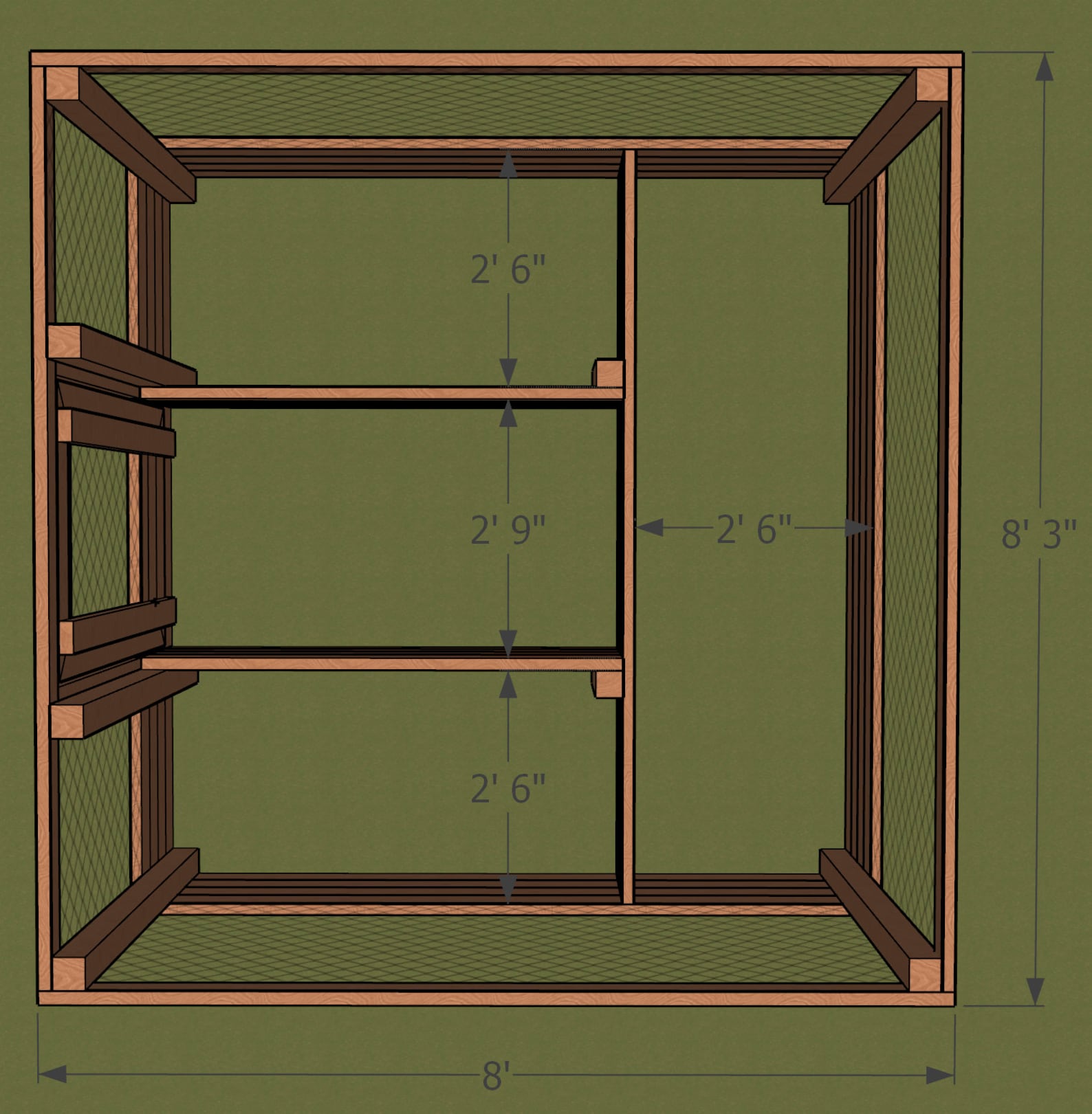 Raised Garden Bed With Deer Fence Plans Etsy