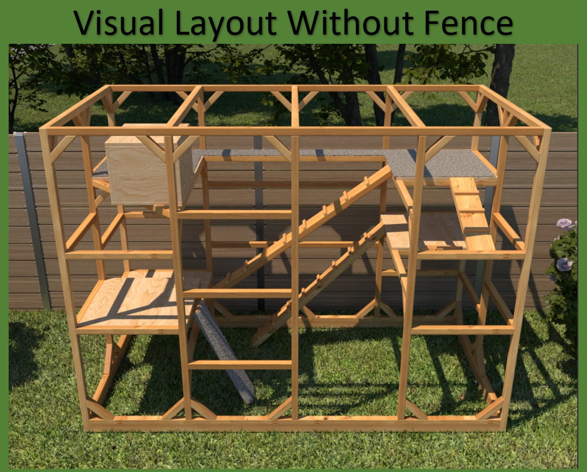 Catio Cat House Plans Etsy UK