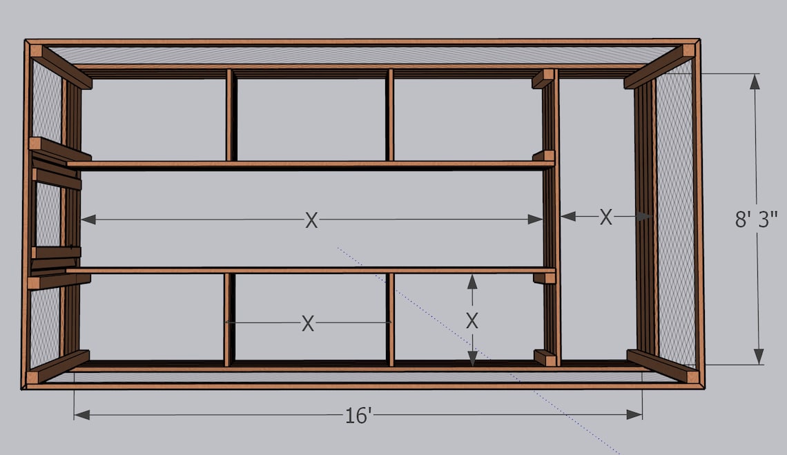 Raised Garden Bed With Deer Fence Plans Etsy
