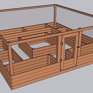 Raised Garden Bed With Deer Fence Plans image 3