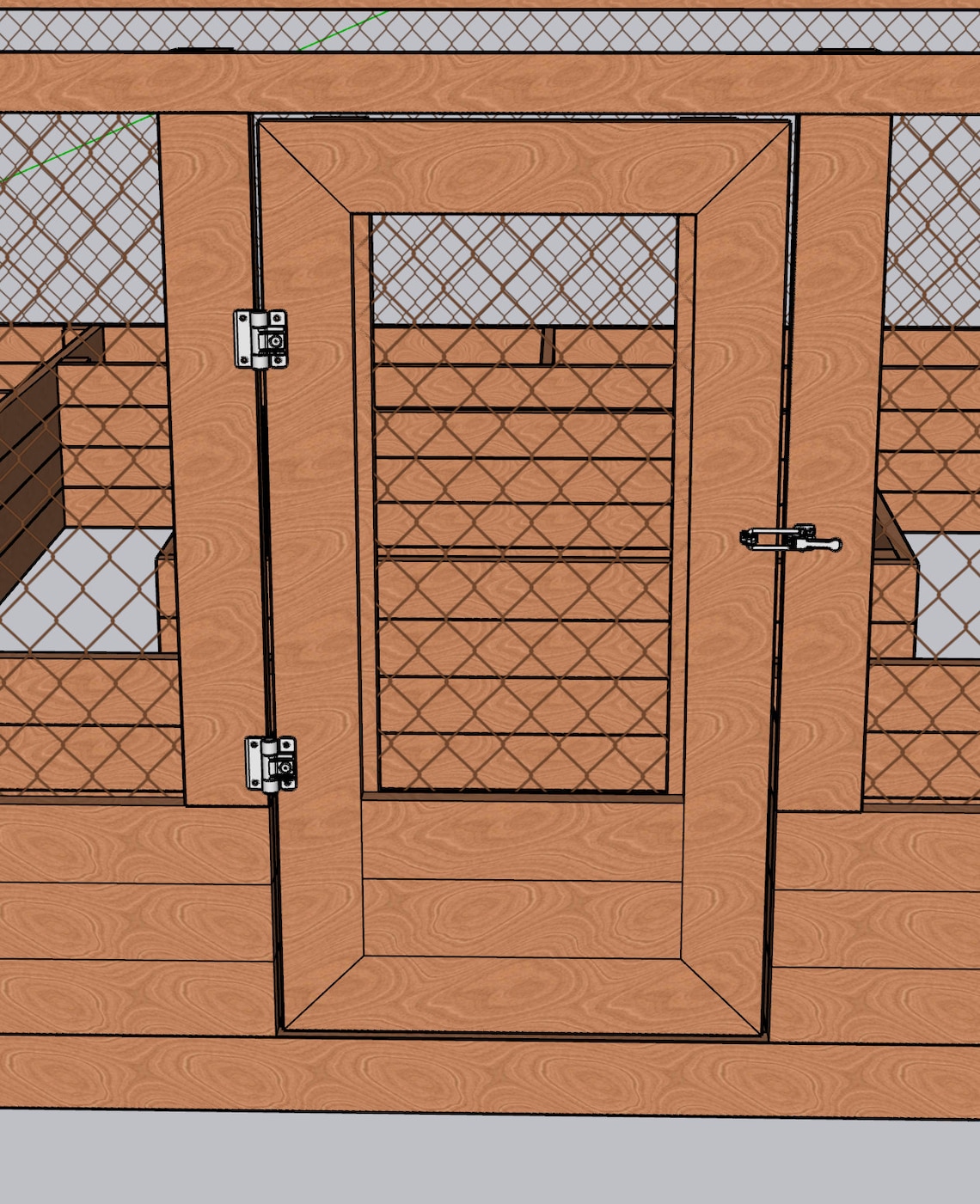 Raised Garden Bed With Deer Fence Plans Etsy