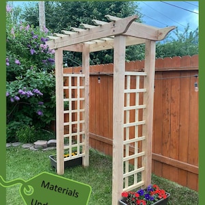 Arbor Trellis Design Plans
