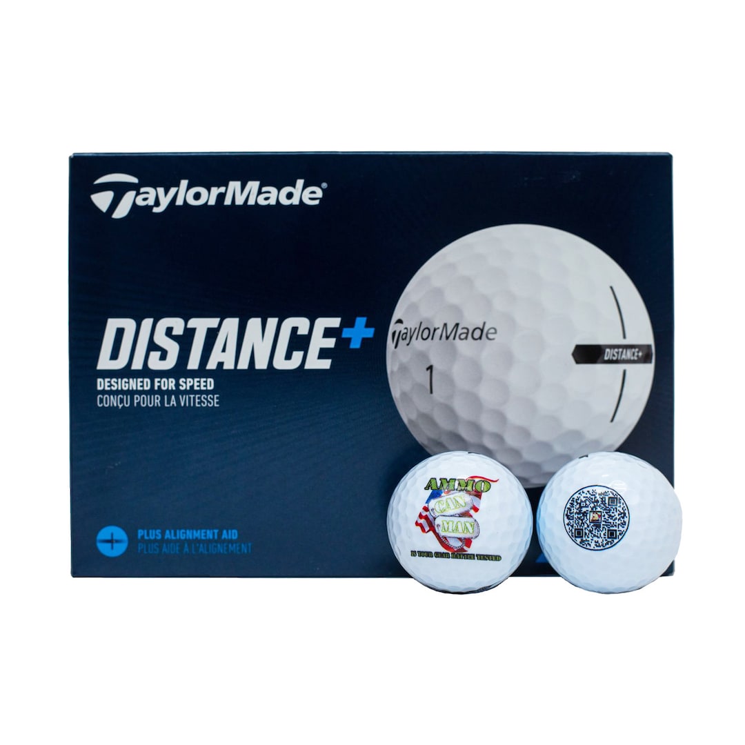 Custom & Personalized Golf Balls Taylormade Distance Gift for Father's