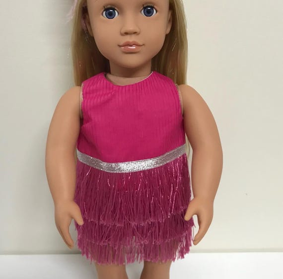 open lace back dress Polka Dot Party Dress for Kidz N Cats Dolls main image 0