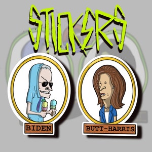 Beavis and Butthead parody as Biden and Harris