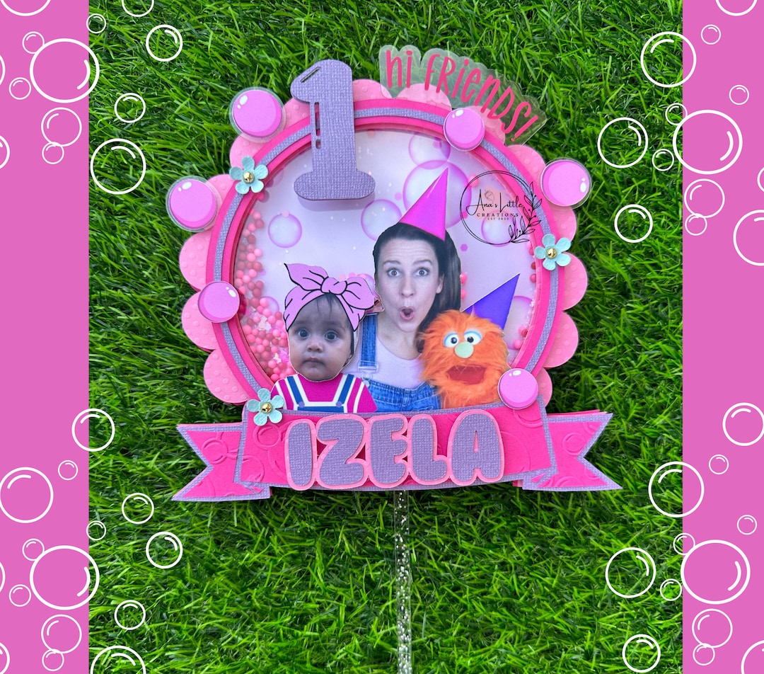 Ms. Rachel Inspired Birthday Cake Topper: Personalized Photo. - Etsy