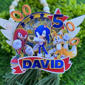 Sonic the Hedgehog 2 Edible Cake Toppers Round – Cakecery