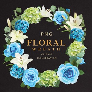 Utilisation commerciale, Couronne de fleurs, cadre avec aquarelle de fleurs, clipart de couronne de mariage, clipart floral, fond transparent PNG
