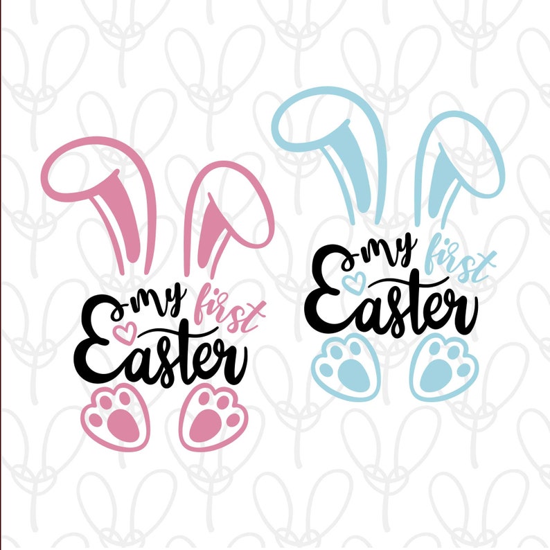 My first easter svg, Baby girl, baby boy, My first easter png, dxf, eps, svg files for cricut, My first easter shirt image 4