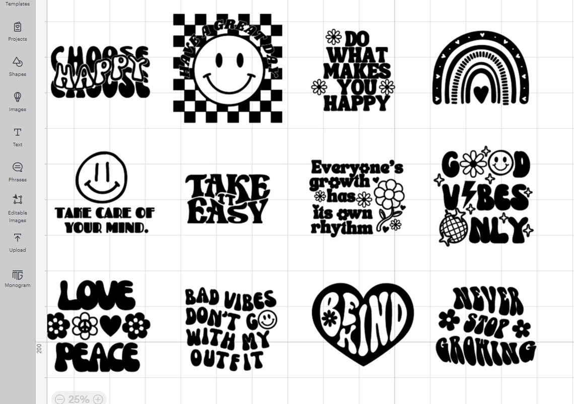 Groovy Svg Bundle Boho Svg Hippie Svg Aesthetic Svg - Etsy Australia