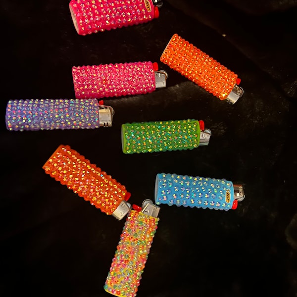 Bedazzled lighters