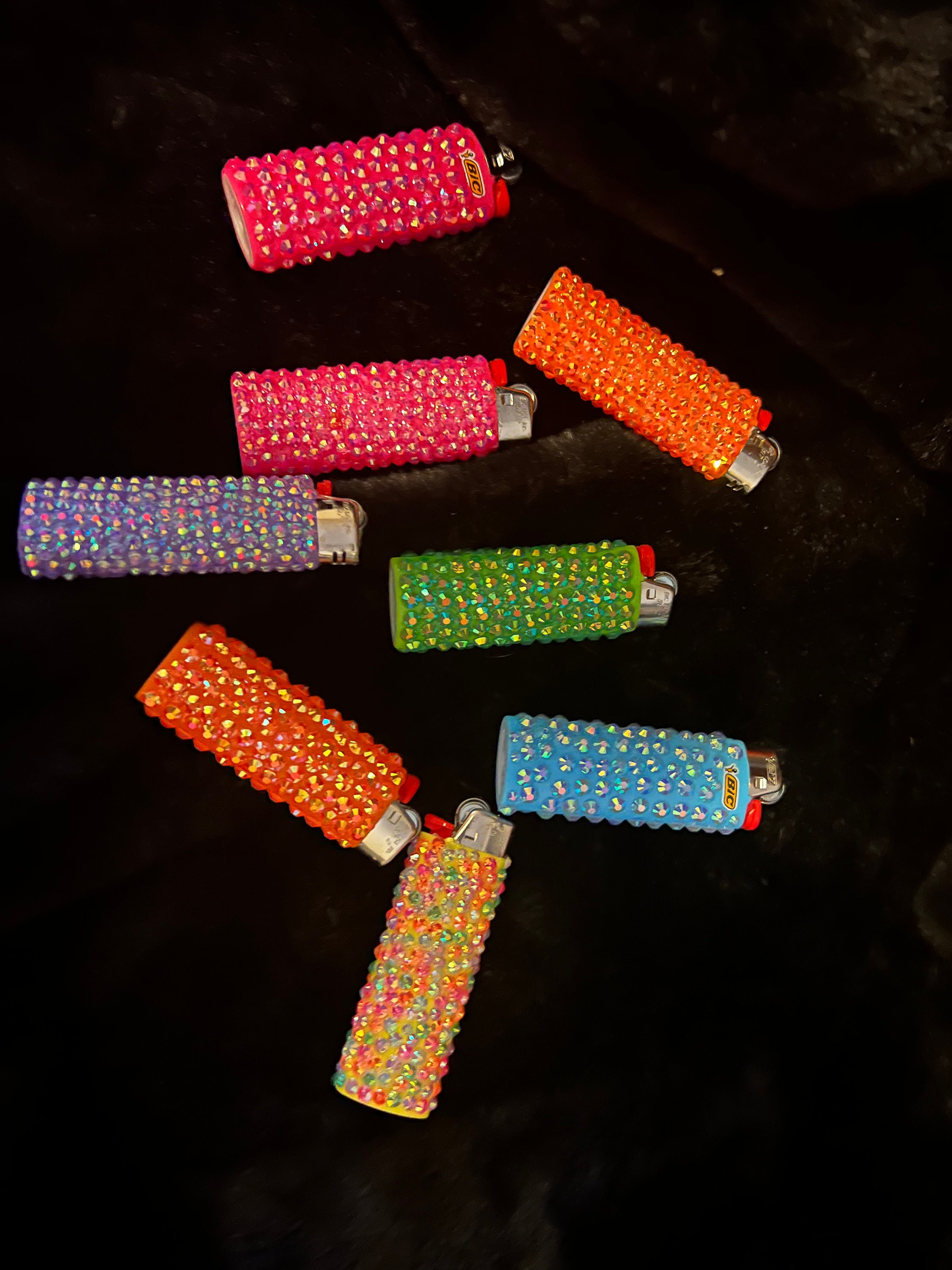 Bedazzled lighters